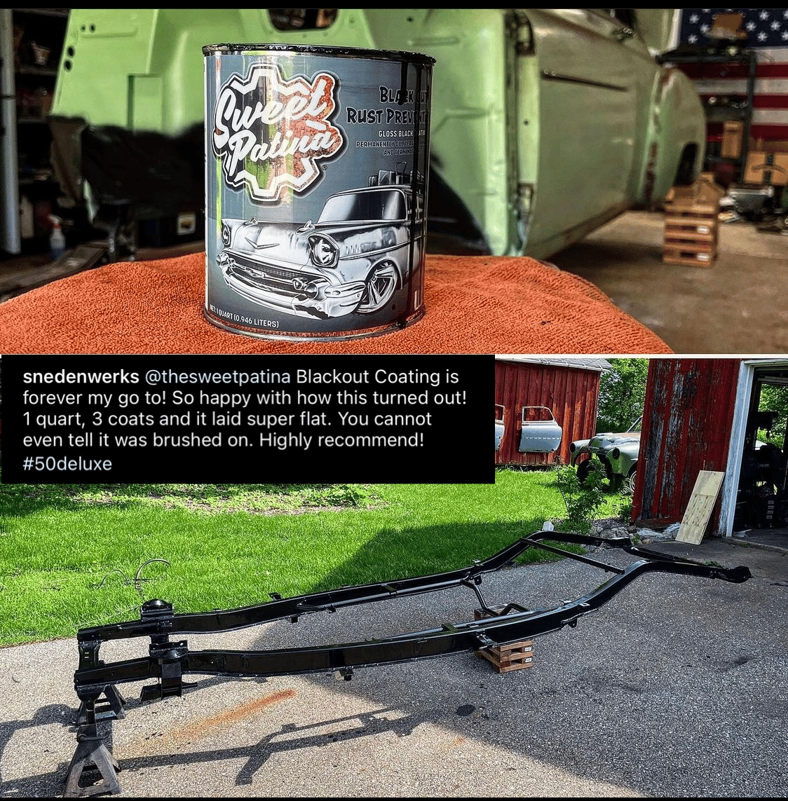 "Black Out" Rust Preventative Coating