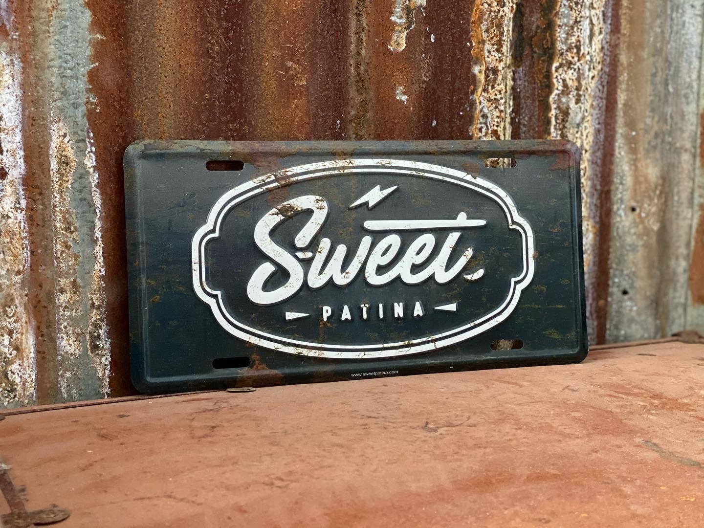 Sweet Patina License Plates